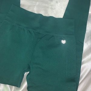 Seamless leggings high waist full length contour